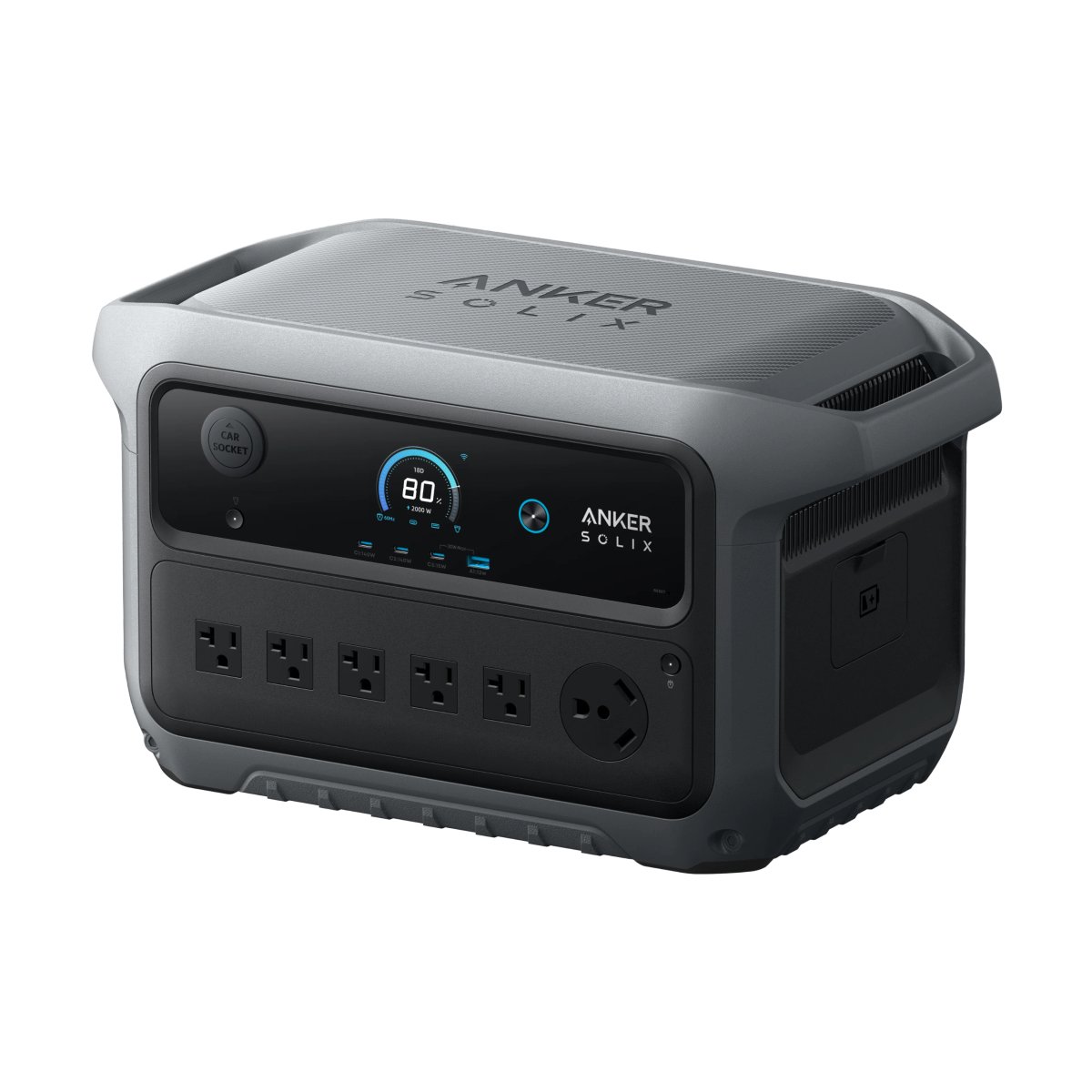 Anker SOLIX C2000 Gen 2 Portable Power Station - 2,048Wh | 2,400W