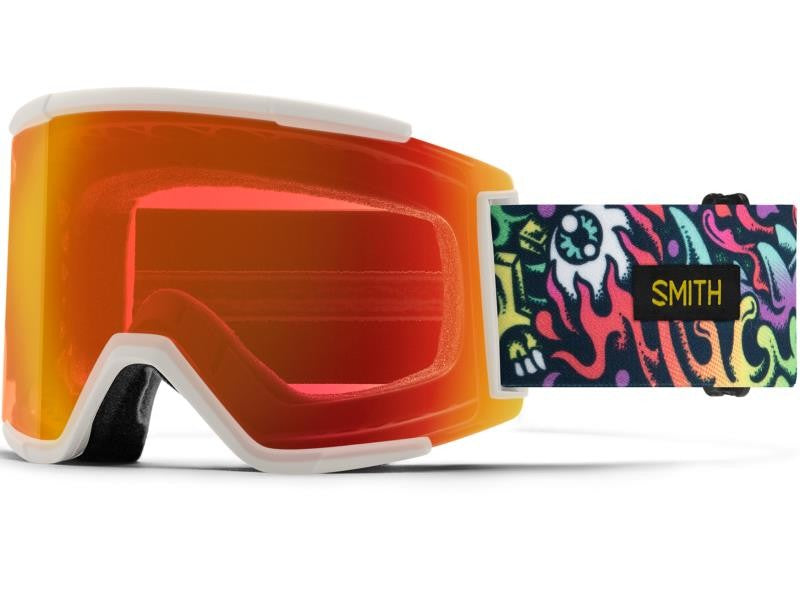 Squad XL, Artist Series - Tall Boy Frame, ChromaPop Everyday Red Mirror Lens