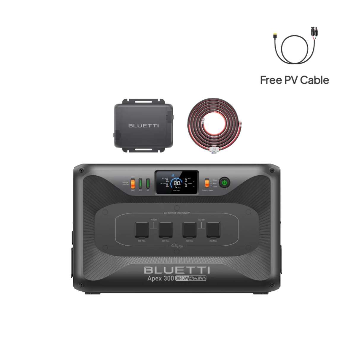 Apex 300+Charger 1 | 3,840W, 2,764.8Wh, 560W Charger - Apex 300+Charger 1 | 3,840W, 2,764.8Wh, 560W Charger