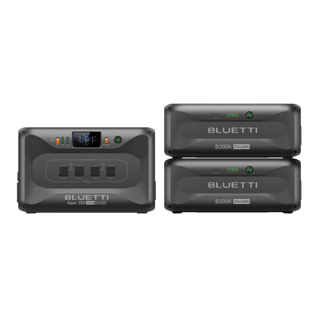Apex 300+2*B300K | 3,840W, 8,294.4Wh - Apex 300+2*B300K | 3,840W, 8,294.4Wh
