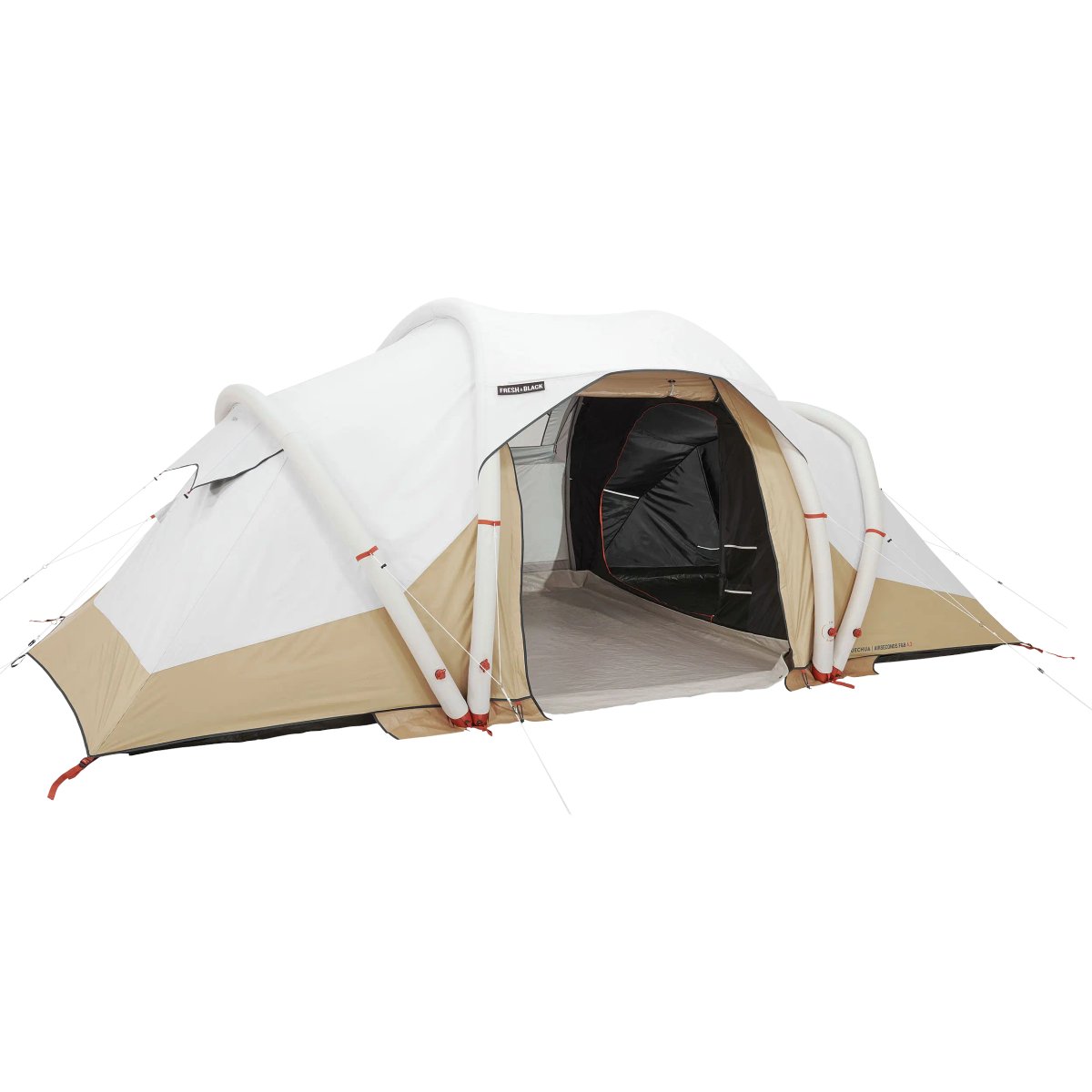 Tente de camping gonflable 4 personnes, Air Seconds 4.2 Fresh & Black