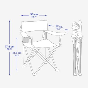 Chaise de camping pliante