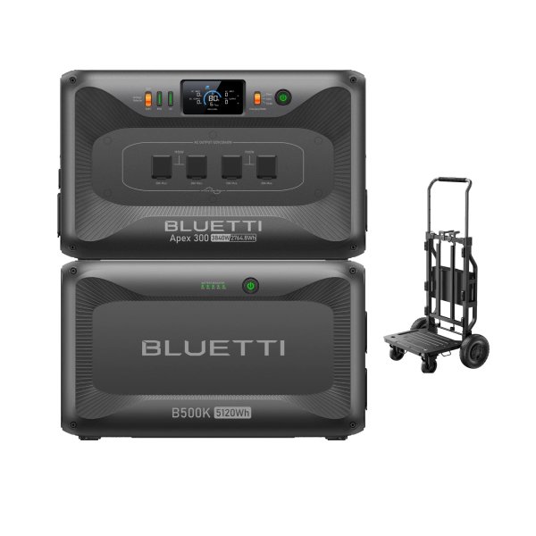 Apex 300+B500K+Trolley | 3,840W, 7,884.80Wh - Apex 300+B500K+Trolley | 3,840W, 7,884.80Wh